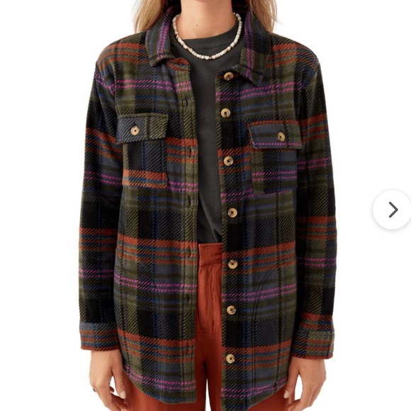 O'Neill Jackets & Blazers - NWT O'Neill Collin's Print Fleece MSRP $70